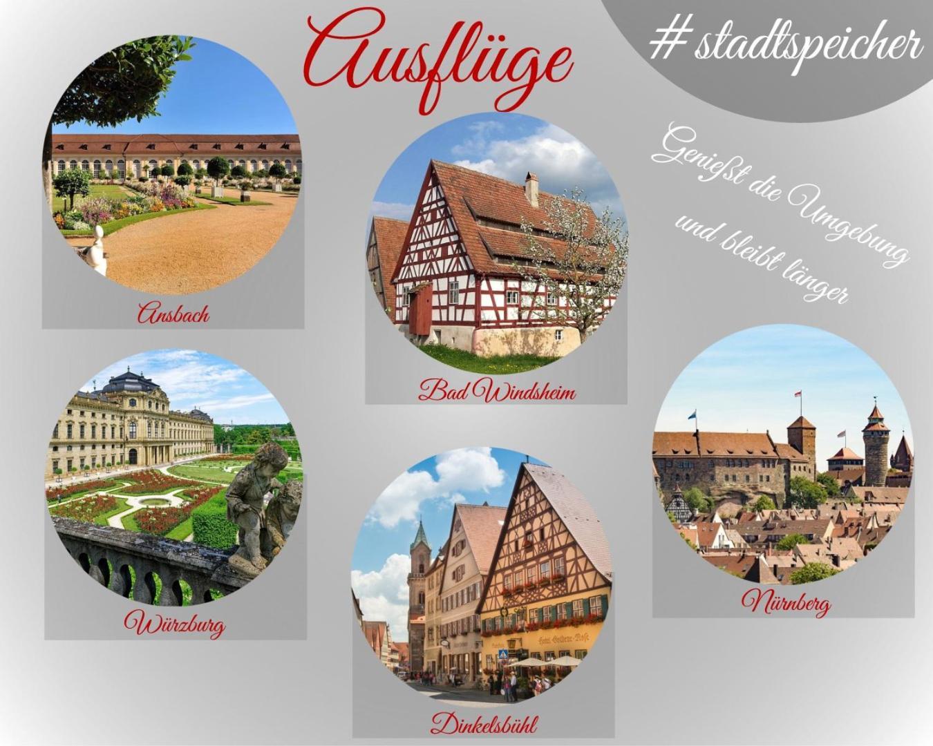 #Stadtspeicher - Gruener Stern Das Apartment Mitten In Der Altstadt Rothenburg ob der Tauber Exterior photo